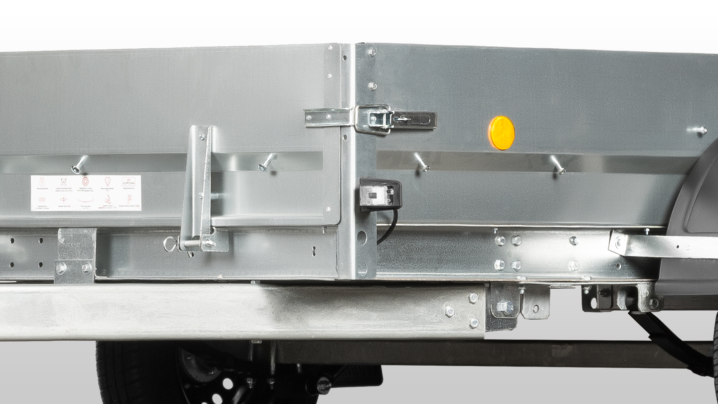 Прицеп Flagman | Флагман ПТТ — 0,5-0,7 с ПТС к мини-трактору (универсальный) 1