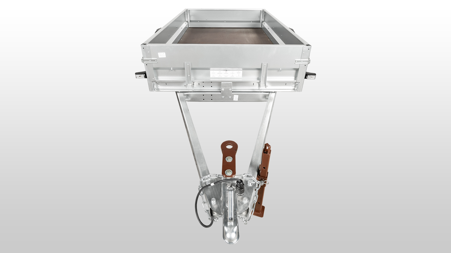 Прицеп Flagman | Флагман ПТТ — 0,5-0,7 с ПТС к мини-трактору (универсальный) 1