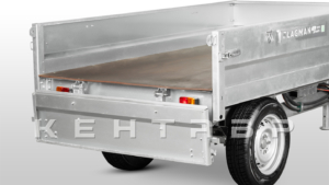 Прицеп Flagman | Флагман C/ПТТ — 1,0 с ПСМ к мини-трактору (самосвальный)