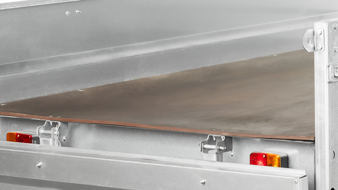 Прицеп Flagman | Флагман C/ПТТ — 1,0 с ПСМ к мини-трактору (самосвальный) 0