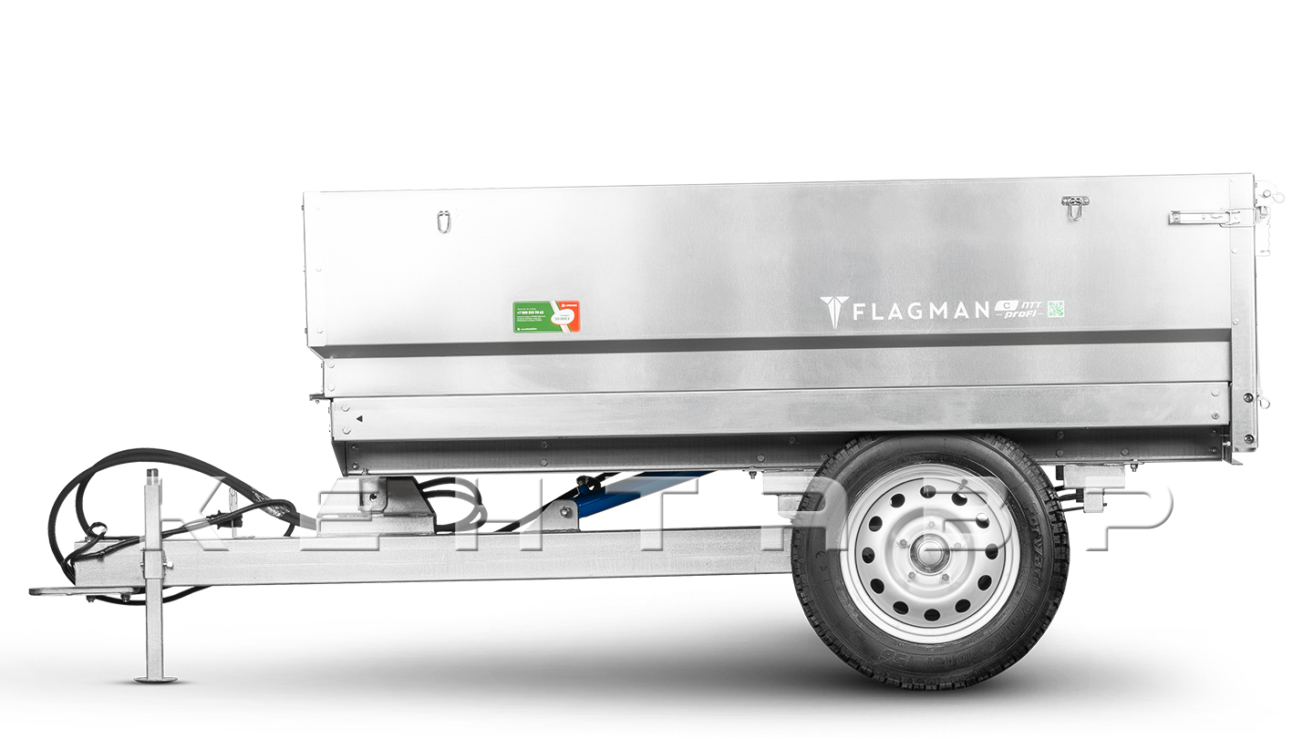 Прицеп Flagman | Флагман C/ПТТ/Р — 1,5 с ПСМ к трактору (самосвальный/рессорный)