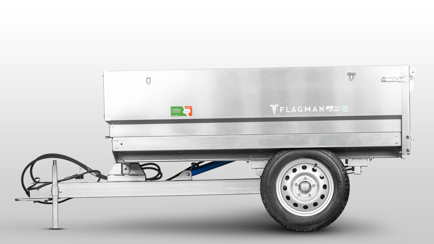 Прицеп Flagman | Флагман C/ПТТ/Р — 1,5 с ПСМ к трактору (самосвальный/рессорный) 0