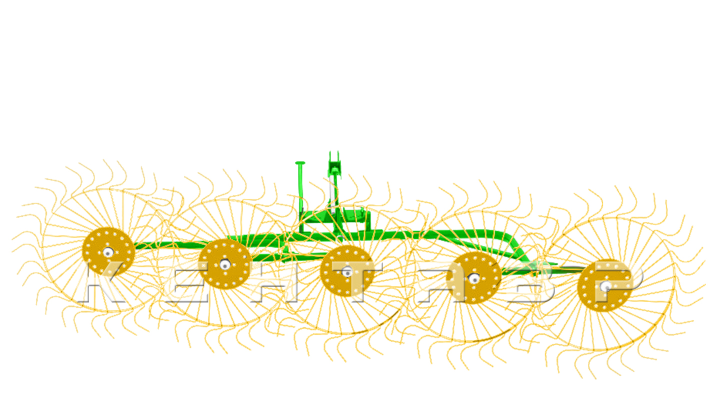 Грабли-сеноворошилки Flagman | Флагман RR-05
