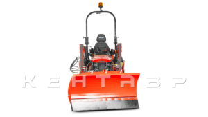 Отвал Flagman | Флагман 02 FP к фронтальному погрузчику с пружинными амор. и гидроповоротом (1,2 м)