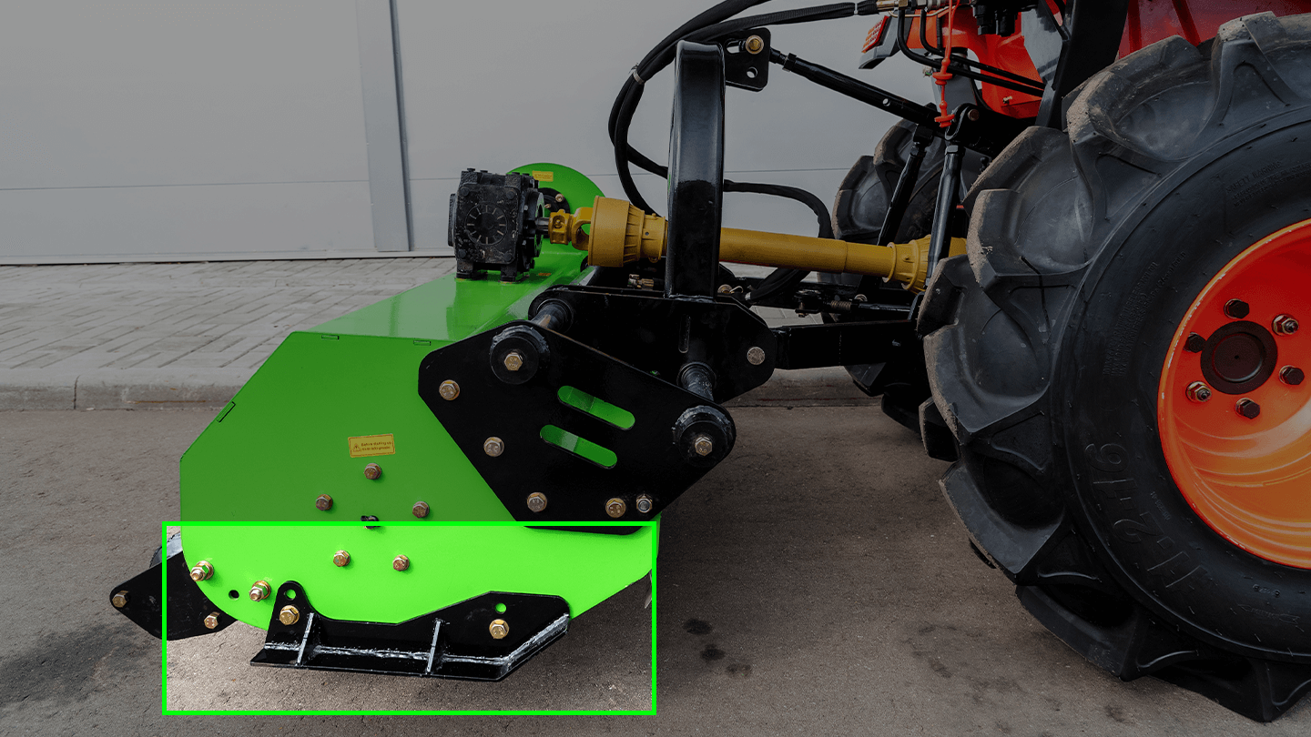 Косилка-измельчитель молотковая с гидравлическим смещением (Мульчер) Flagman | Флагман MG (1,2 м) 0