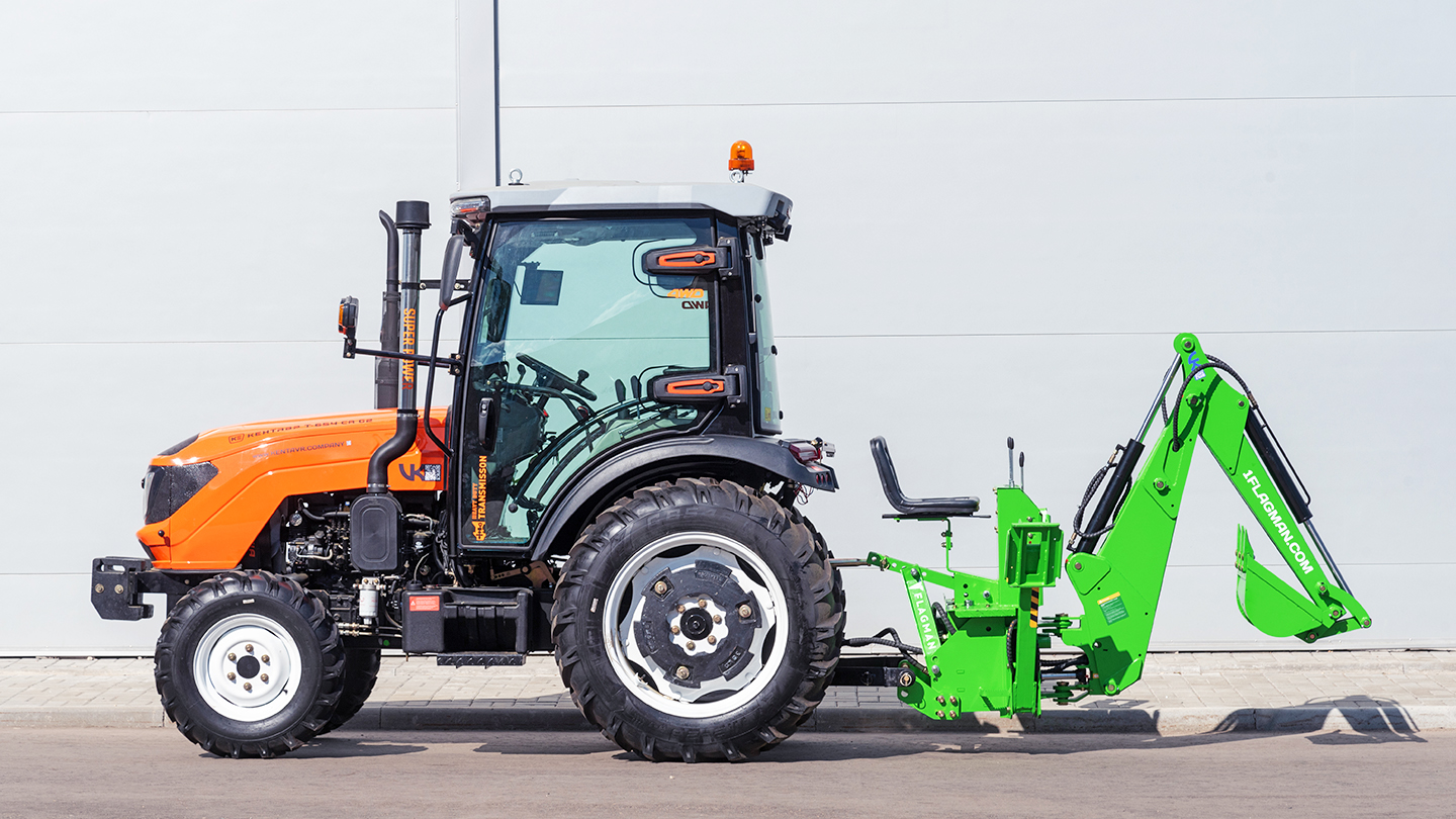 Навесной экскаватор Flagman | Флагман LW7 + захват механический 0