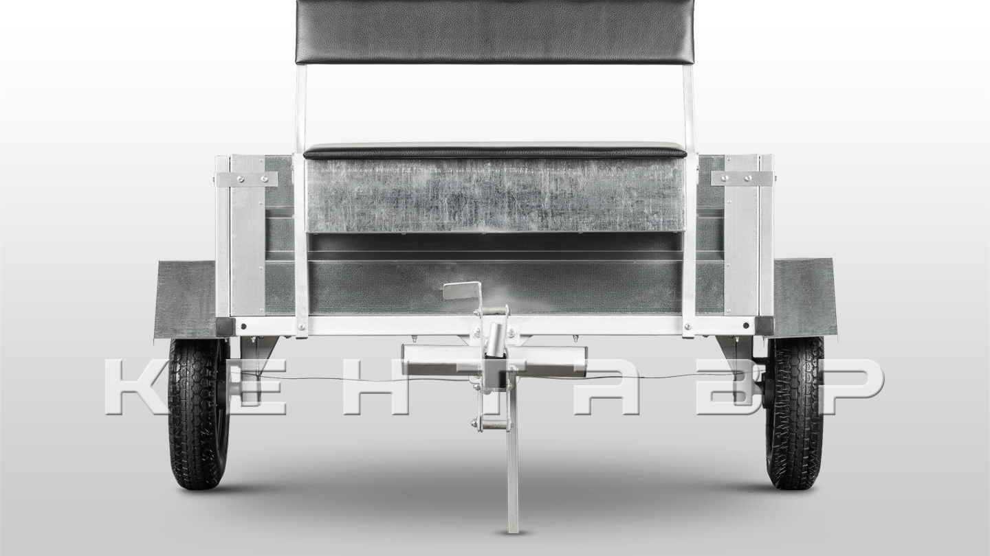 Прицеп Flagman | Флагман ПТМ — 0,5 к мотоблоку/мини-трактору